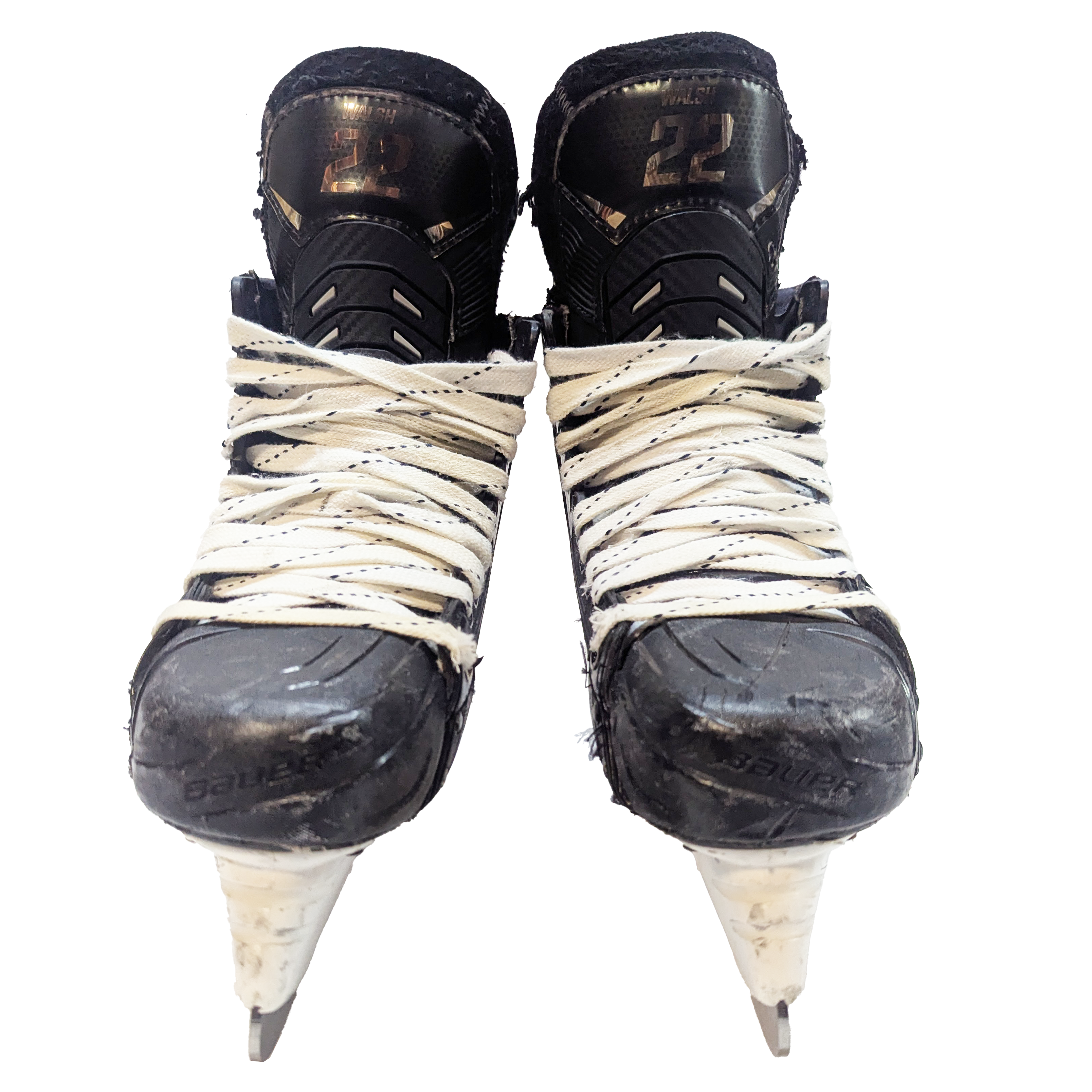 Bauer Vapor Hyperlite - Patins de hockey AHL Pro Stock d'occasion - Taille 8,5